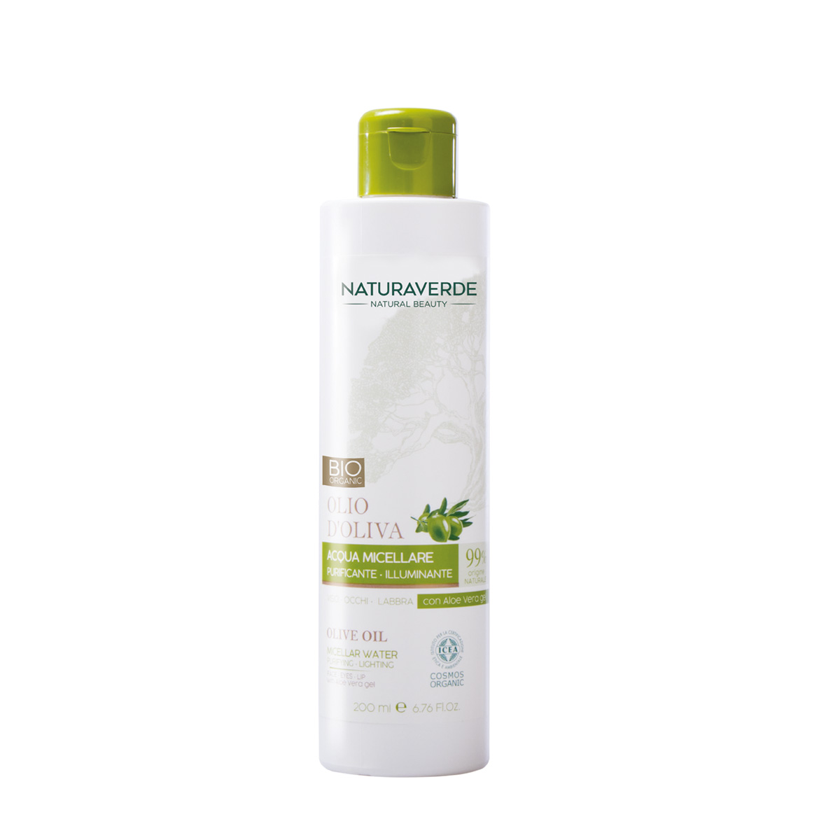 

BIO Olio D’Oliva Acqua Micellare NATURAVERDE 200ml