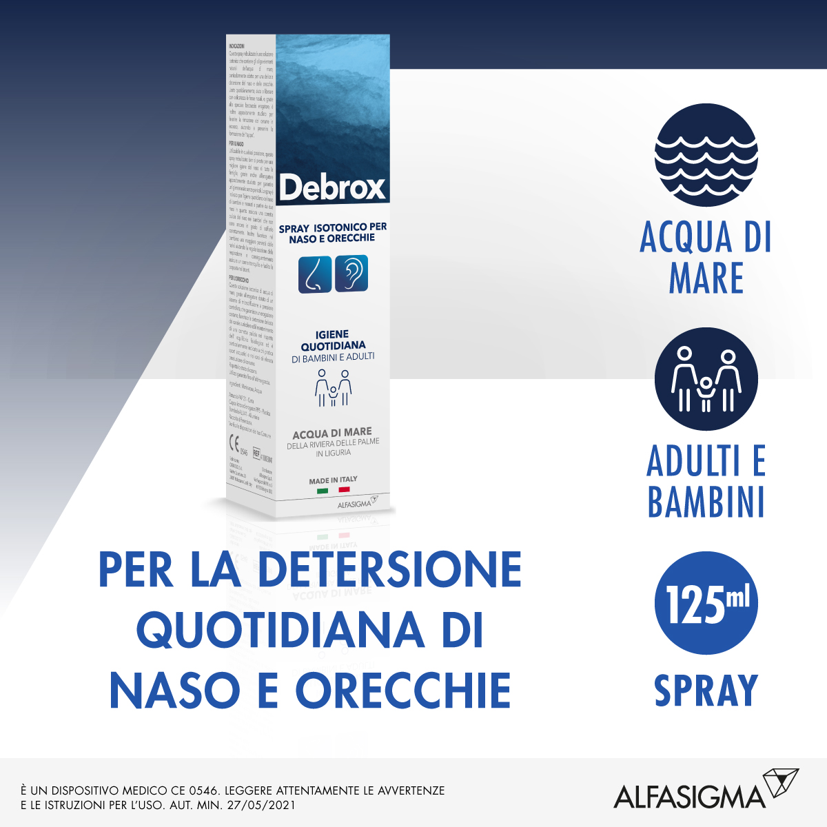 Image of Debrox Spray Isotonico Per Naso E Orecchie 125ml033