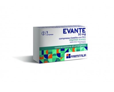 

Evante 30mg Farmitalia 1 Compressa Rivestita