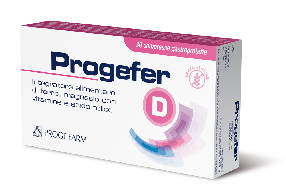 Image of Progefer D Proge Farm(R) 30 Compresse Gastroprotette033