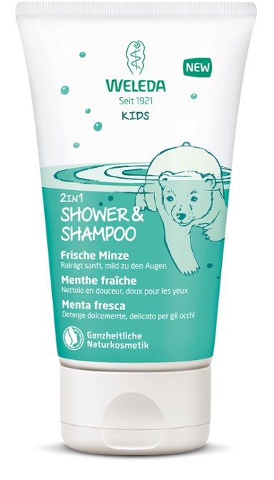 Image of Kids 2 In 1 Doccia-Shampoo Alla Menta Weleda 150ml033