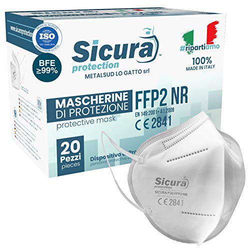 Image of Sicura Protection FFP2 Metalsud Lo Gatto 20 Pezzi033