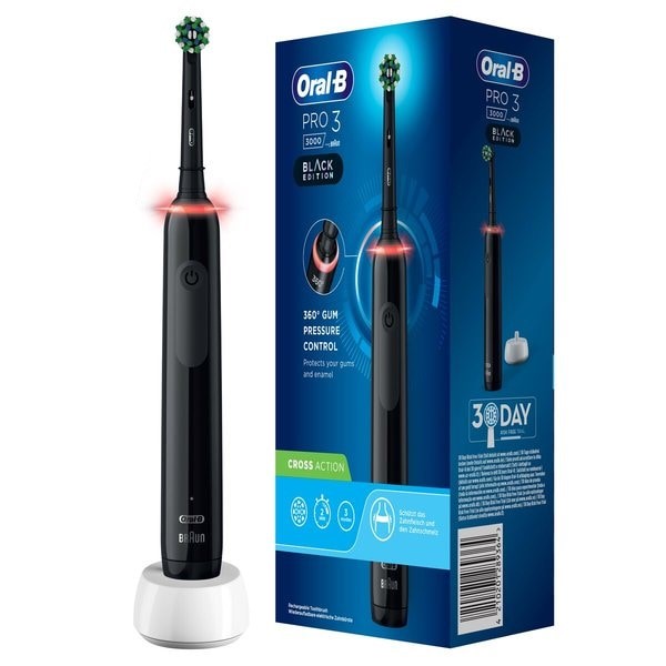 Image of Oral-B(R) Pro 3 3000 Cross-Action Black Edition