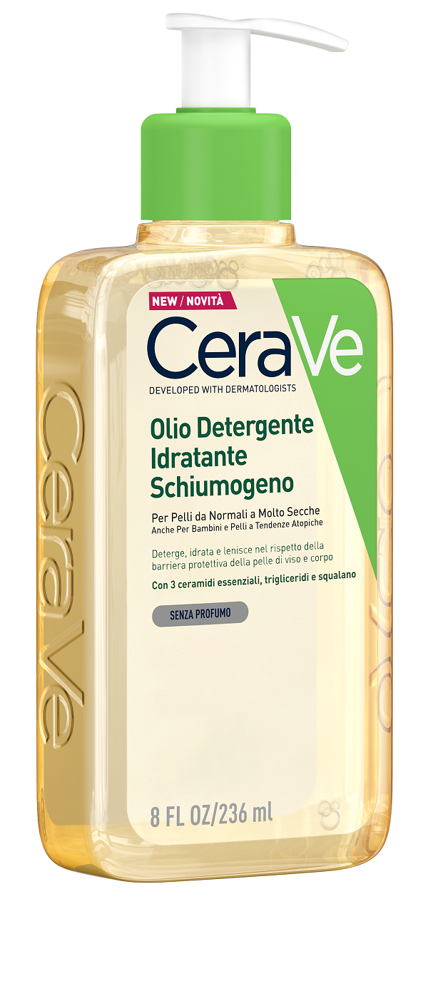 Image of Olio Detergente Idratante Schiumogeno CeraVe 236ml