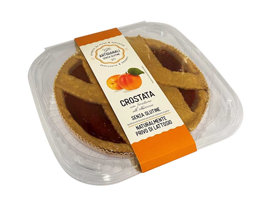 

Gli Artigianali Crostata con farcitura all’albicocca senza glutine Nutrifree 450g