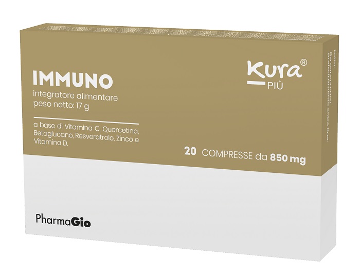 Image of KURA(R) PIÙ IMMUNO PharmaGio 20 Compresse033