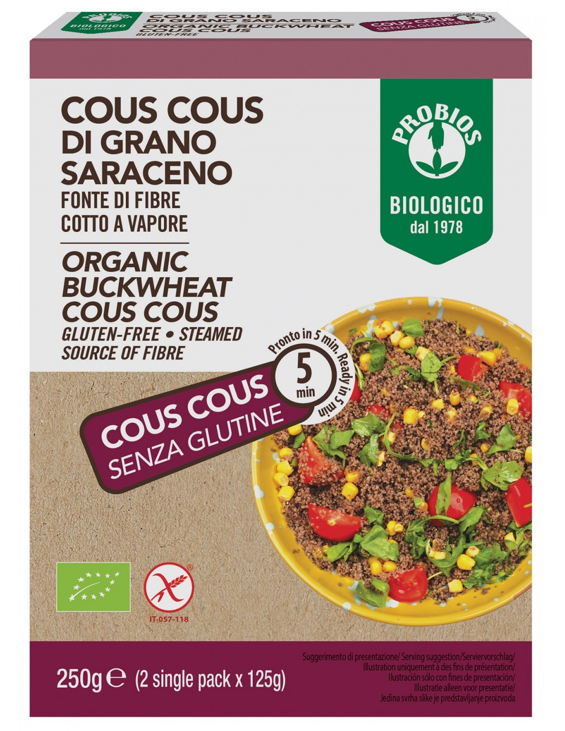 

Cous Cous Grano Saraceno Probios 250g