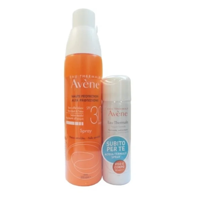 Image of Avène Spray SPF30 + Acqua Termale 200ml+50ml Promo033