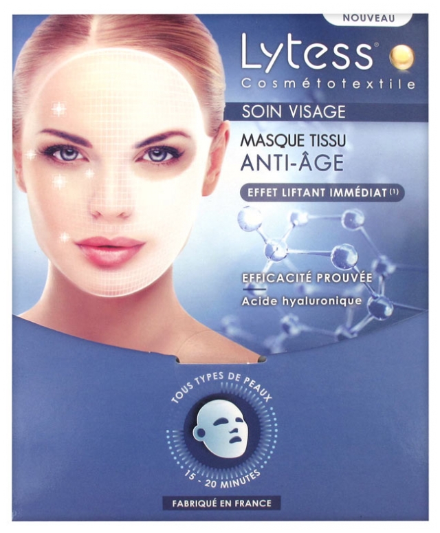 Image of Maschera Anti-Age In Tessuto Lytess(R) Cosmétotexile 1 Monouso033