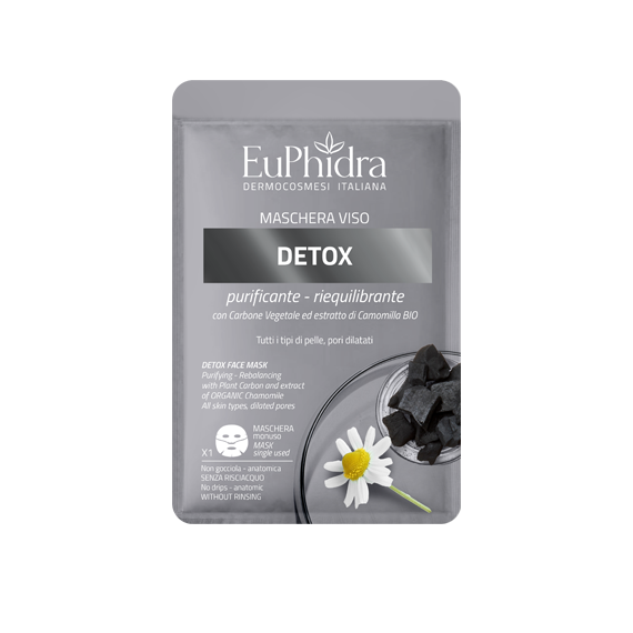 Image of Maschera Viso Detox EuPhidra 1 Pezzo033