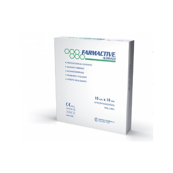 Image of Farmactive Alginato 10x10cm 10 Medicazioni