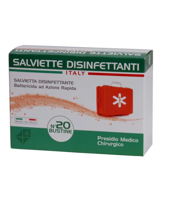 Image of Salviette Disinfettanti Italy P.B. Pharma 20 Bustine