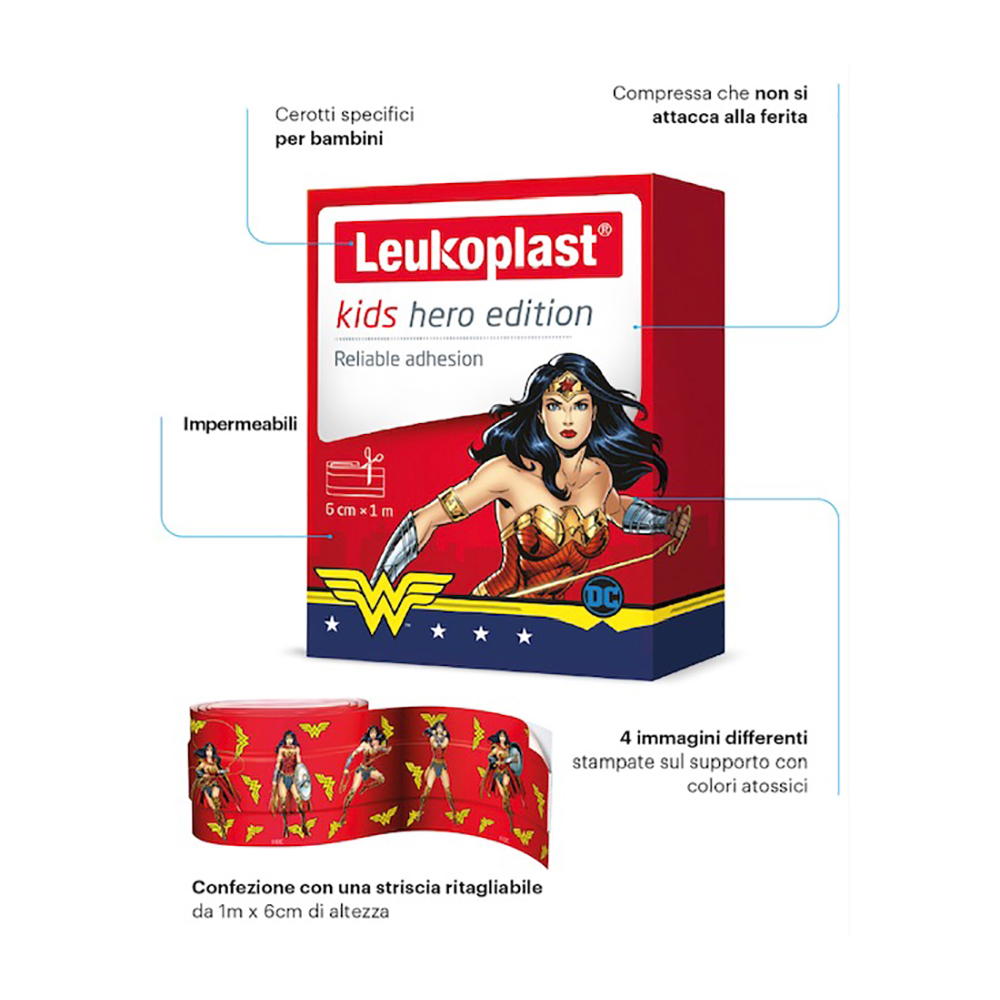 

Kids Hero Edition 1mx6cm Leukoplast® 1 Cerotto In Striscia