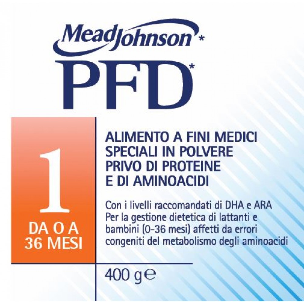 PFD 1 Dieta Senza Proteine MeadJohnson 400g