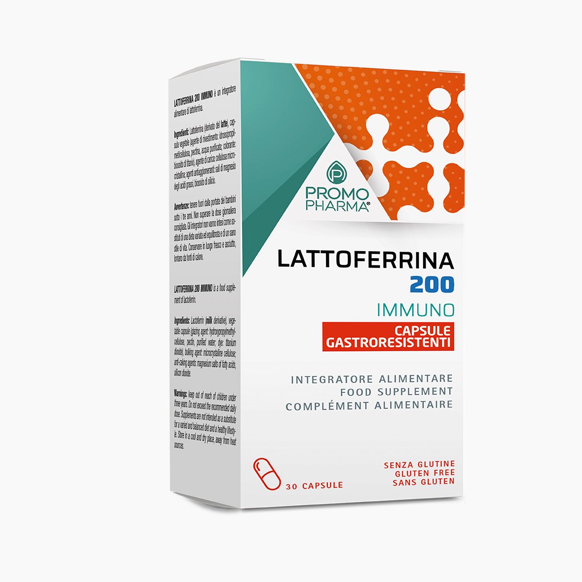 Image of LATTOFERRINA 200 IMMUNO PromoPharma(R) 30 Capsule033