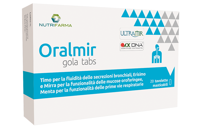 Image of Oralmir Gola Tabs NUTRIFARMA 20 Tavolette033