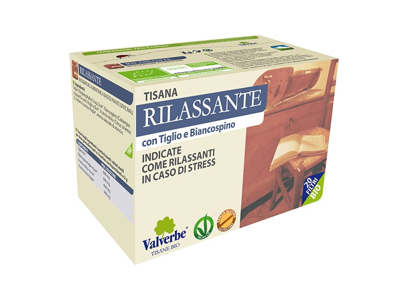 Image of Tisana Rilassante Con Tiglio E Biancospino Valverbe(R) 20 Filtri