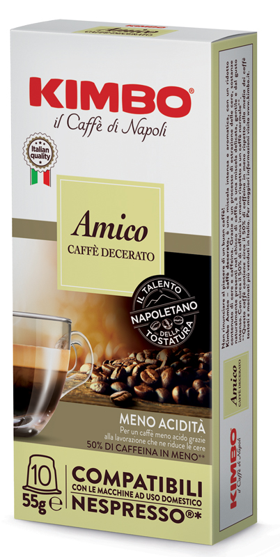 Amico Caffè Decerato Compatibili Nespresso KIMBO(R) 10 Capsule