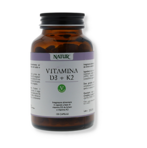 

VITAMINA D3 + K2 NATUR 150 Capsule