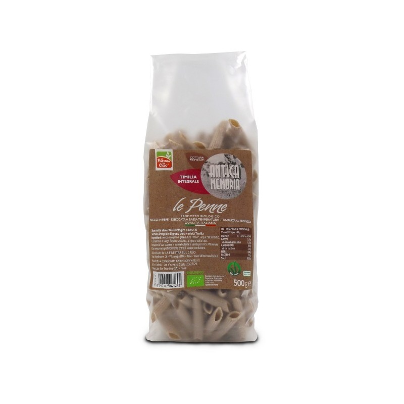 

Penne Di Timilia Integrali Bio Antica Memoria® La Finestra Sul Cielo 500g