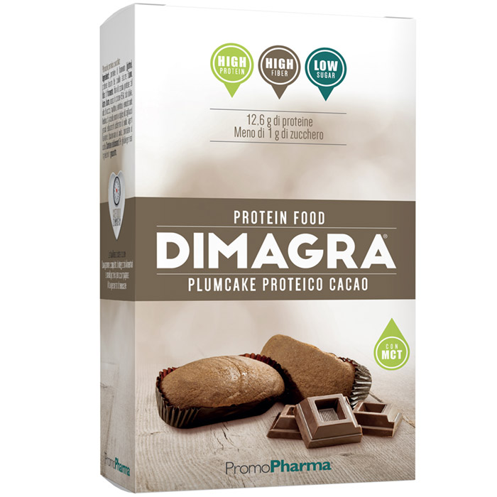 Image of DIMAGRA Plumcake Proteico Cacao PromoPharma 4x45g