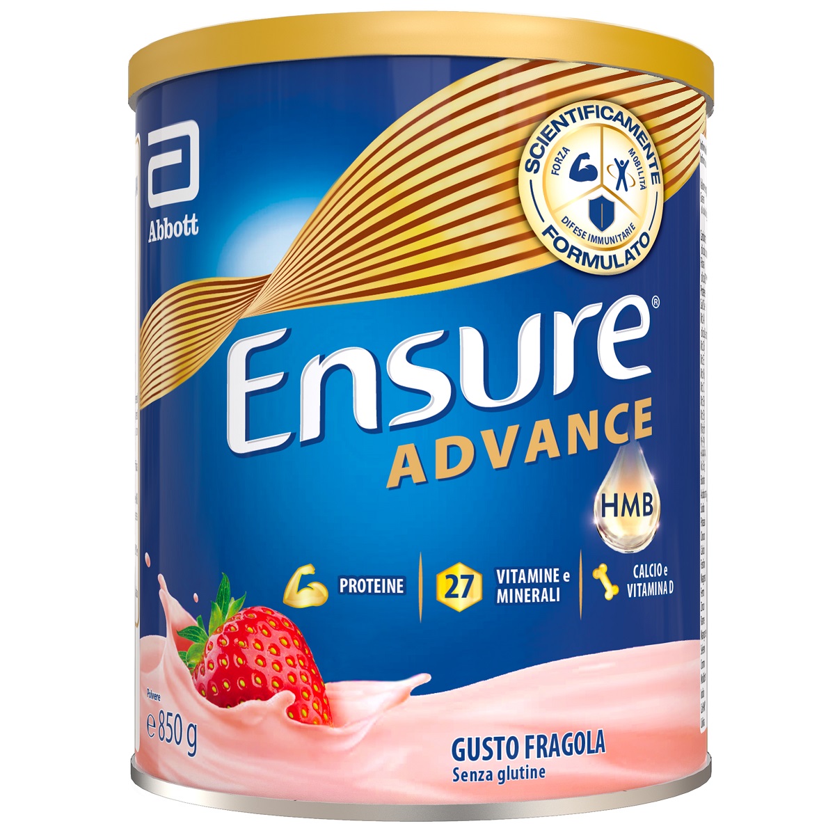 Image of Ensure Advance Fragola Abbott 850g033