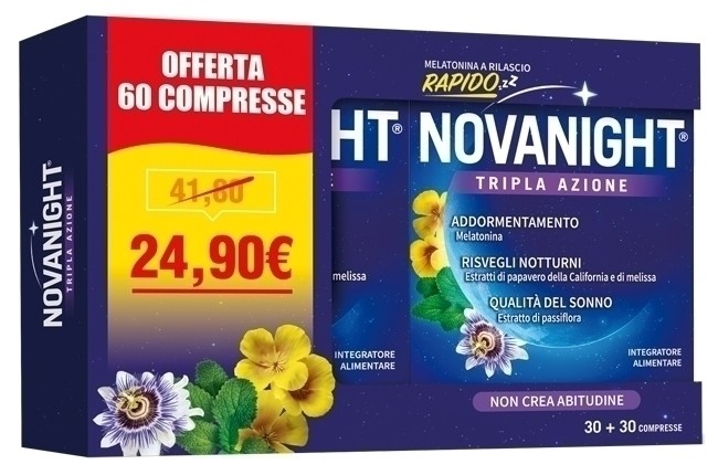 

NovaNight Tripla Azione Sanofi 30+30 Compresse