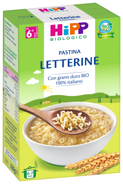 Image of Pastina Letterine Hipp Biologico 320g033