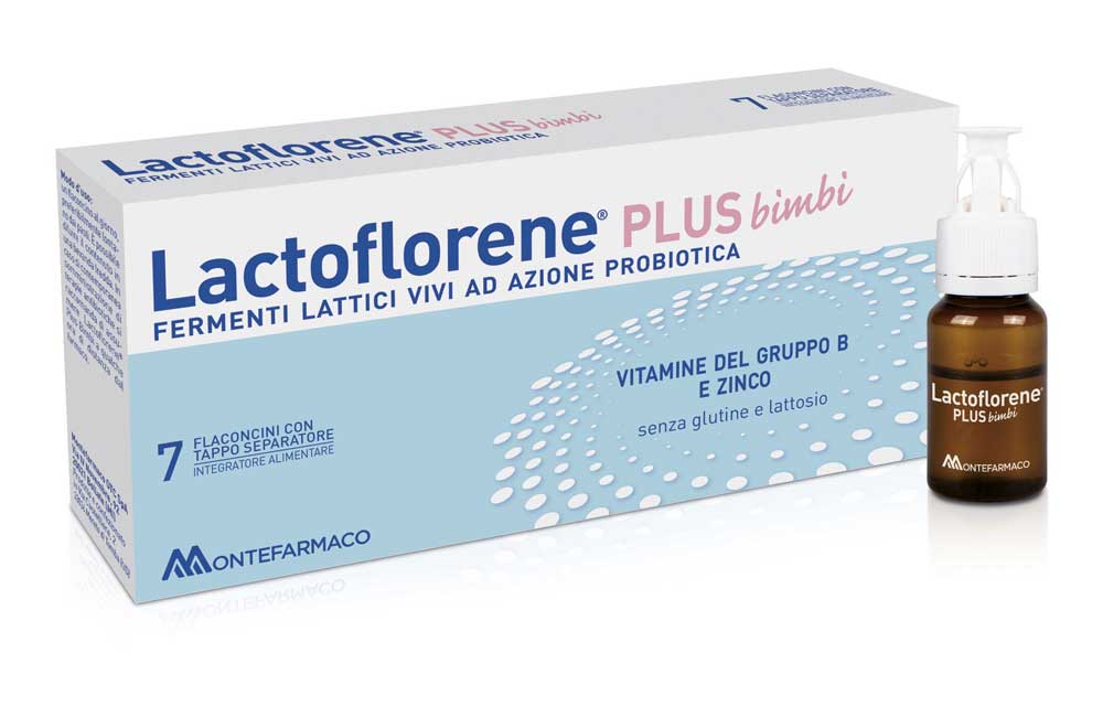 Image of Lactoflorene(R) Plus Bimbi Montefarmaco 7 Flaconcini