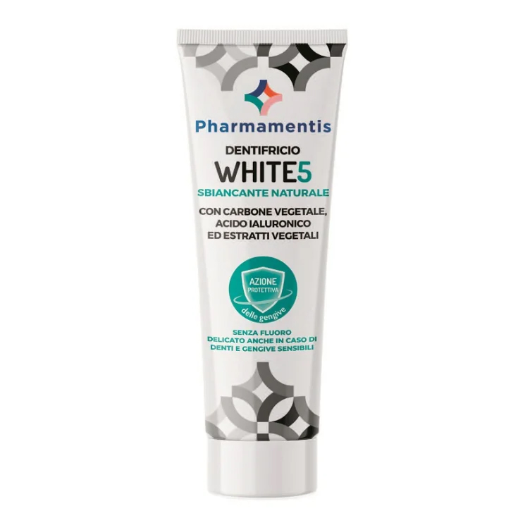 Image of Dentifricio bianco 5 Pharmamentis 75ml033