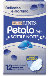 

Assorbenti Da Notte Con Ali Lines Petalo 12 Pezzi