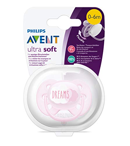 Image of Ultra Soft Philips Avent 0-6M Rosa033