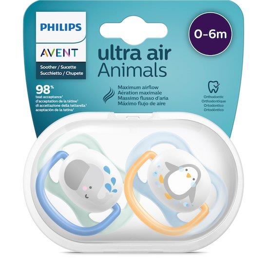 

Ultra Air Animals Philips Avent 0-6M 2 Succhietti