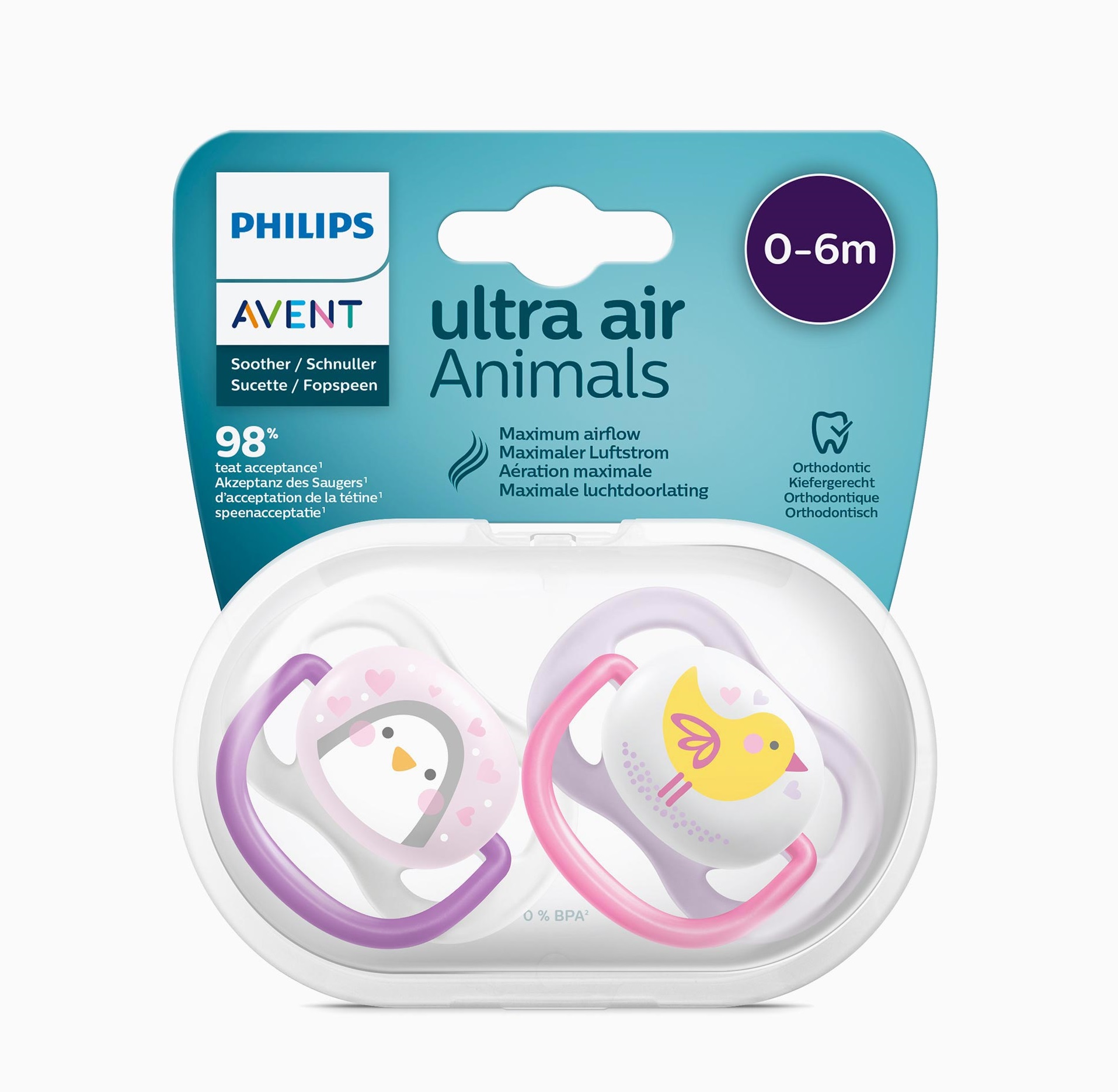 Пустышка philips avent ultra