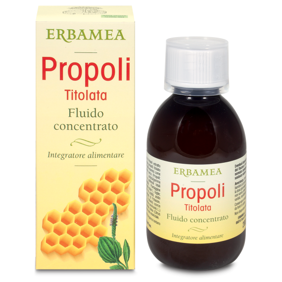 Image of Propoli Titolata Fluido Concentrato ERBAMEA 200 ml033