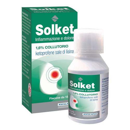 

Colluttorio Infiammazione e Dolore SOLKET 150ml