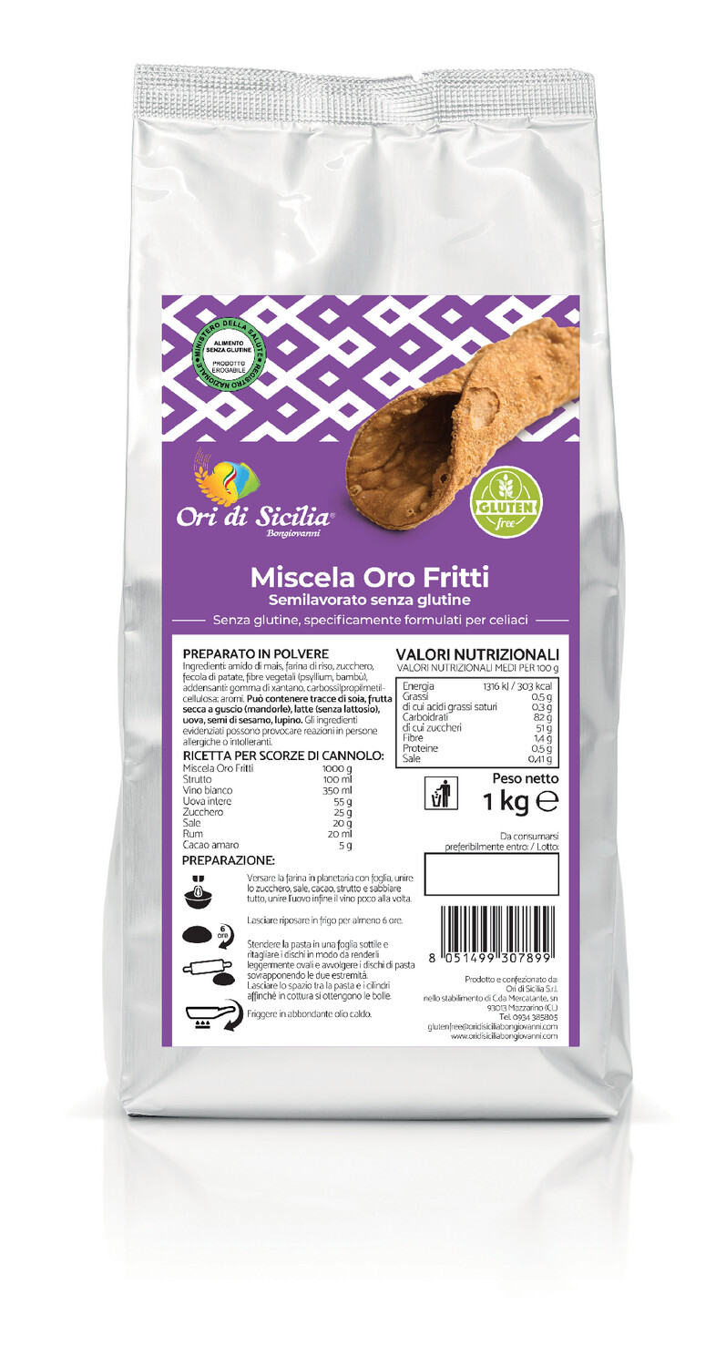 

Miscela Oro Fritti Ori di Sicilia 1Kg