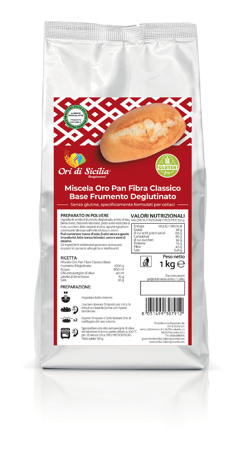 

Miscela Oro Pan Fibra Classico Ori di Sicilia 1Kg