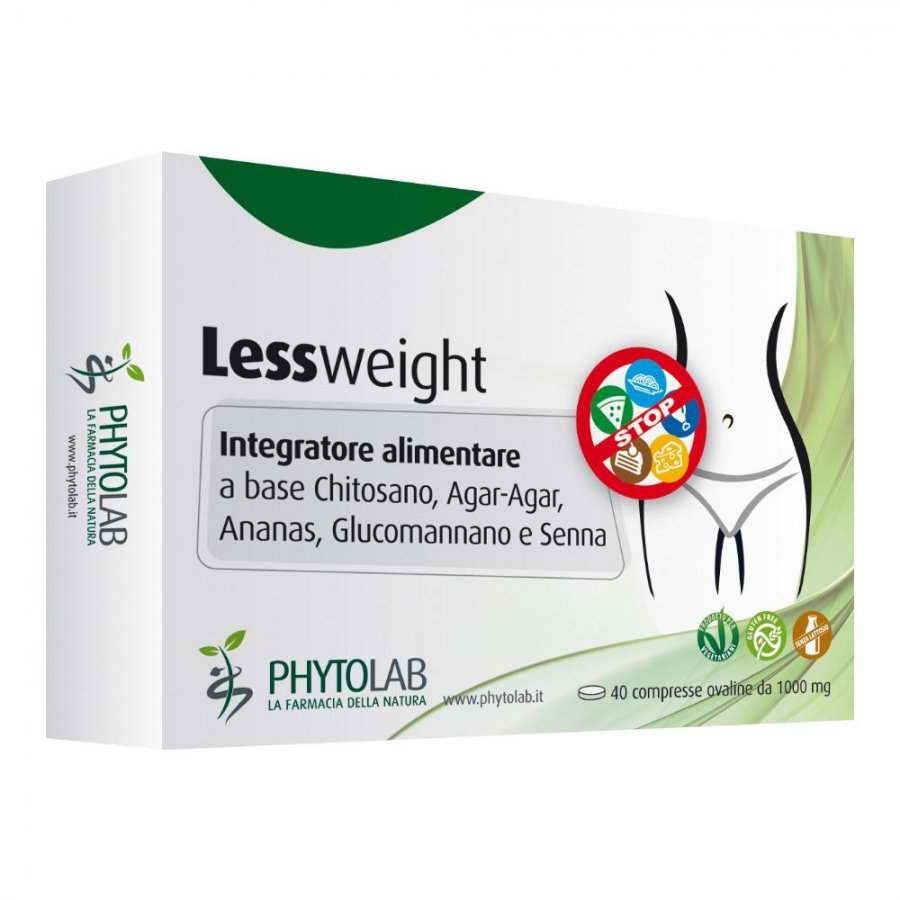 LESS WEIGHT PHYTOLAB 40 Compresse 40g