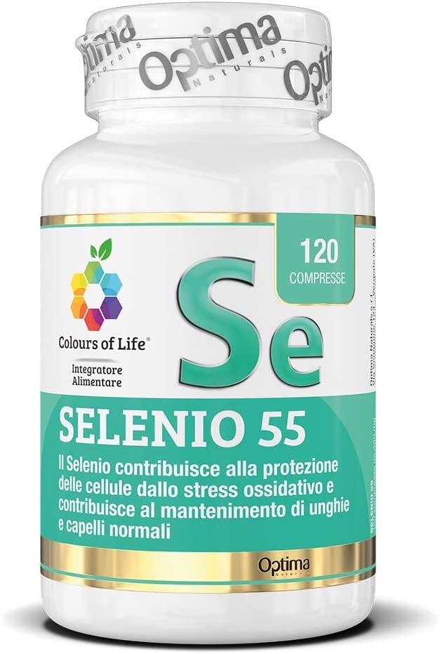 Image of SELENIO 55 Colours Of Life Optima Naturals 120 Compresse033