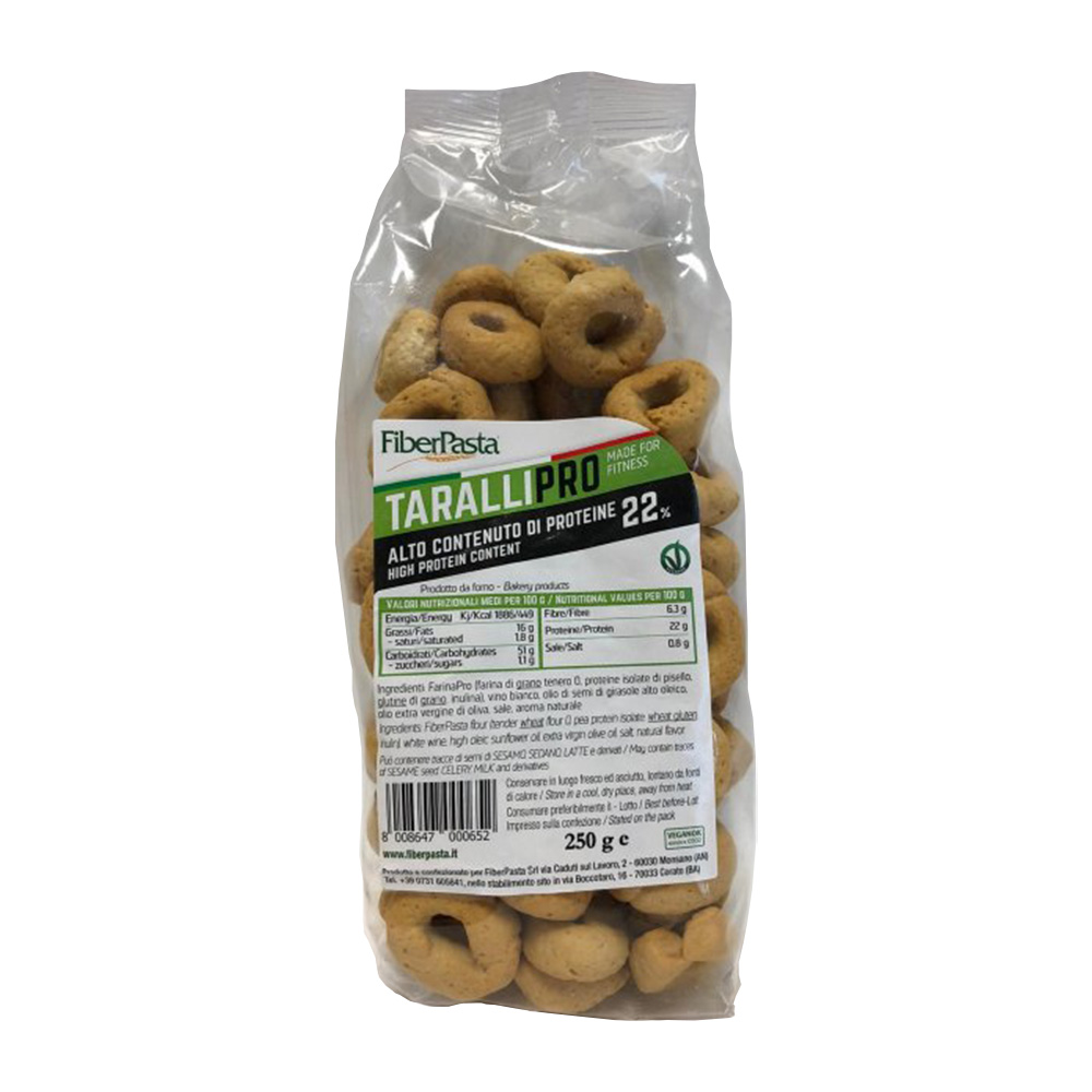 

TARALLI PROTEICI FIBERPASTA® 250g