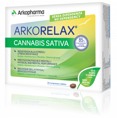 

Arkorelax® Cannabis Sativa Arkopharma 30 Compresse