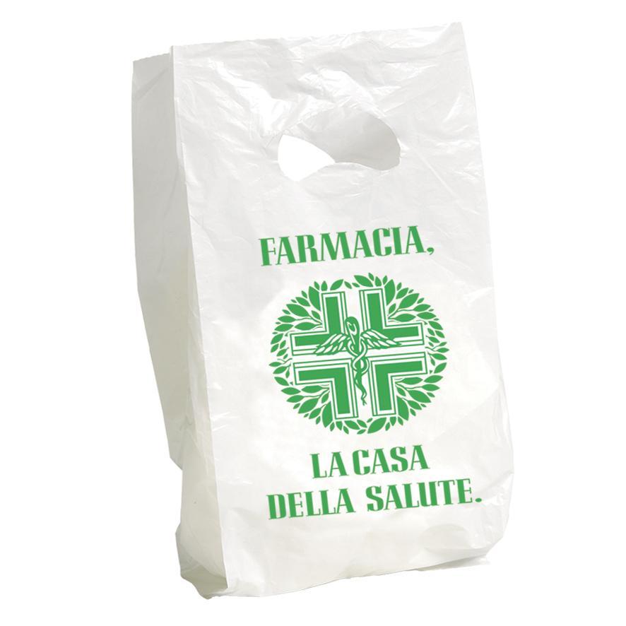 Image of Sacchetto Farmacia 17+3+3X35Cm Pharma Bag 100 Pezzi