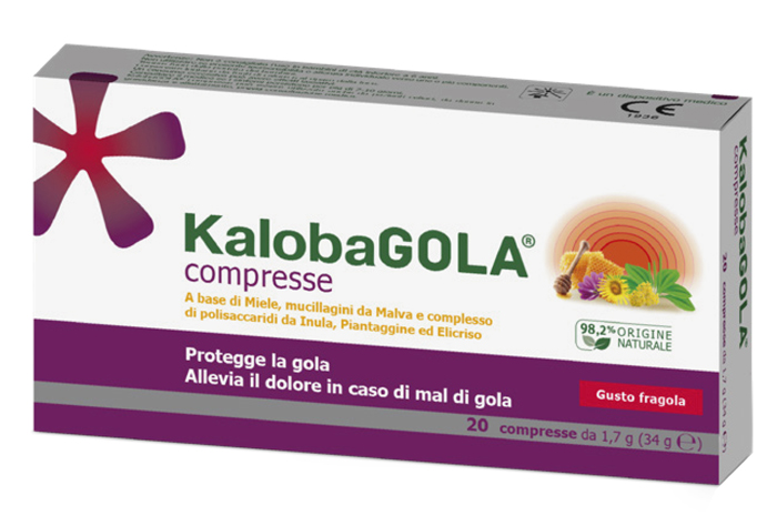 

KalobaGola Gusto Fragola Kaloba® 20 Compresse