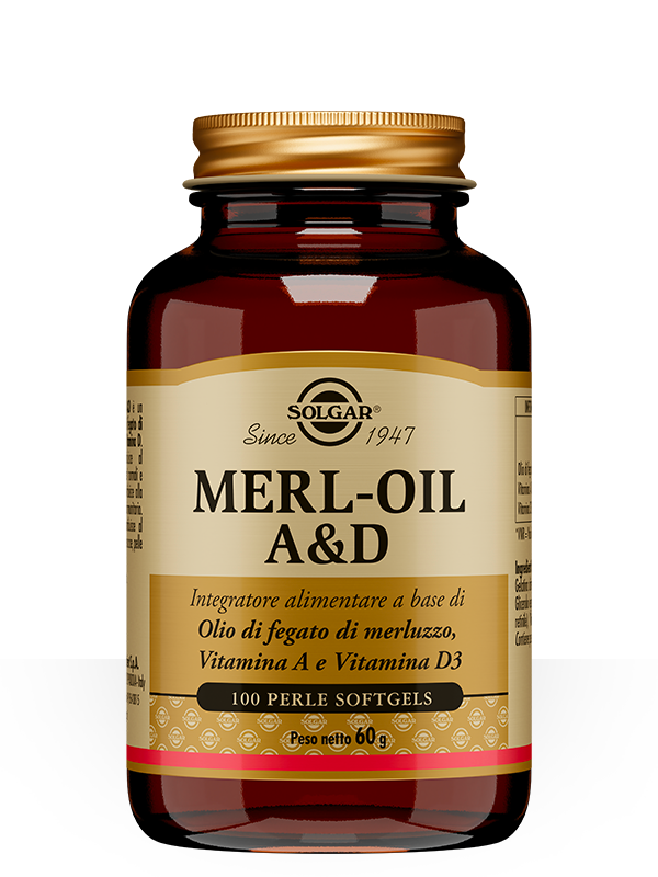 

Merl Oil A & D Solgar 100 Perle Softgels