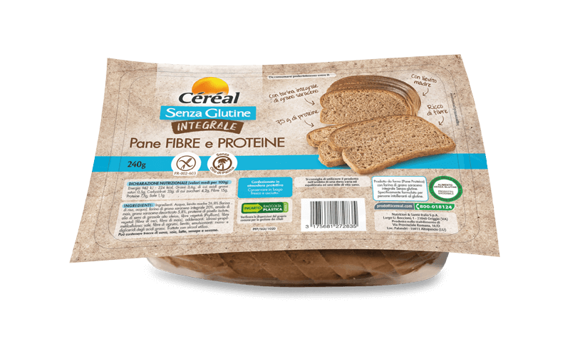 

Pane Fibre E Proteine Integrale Céréal 240g