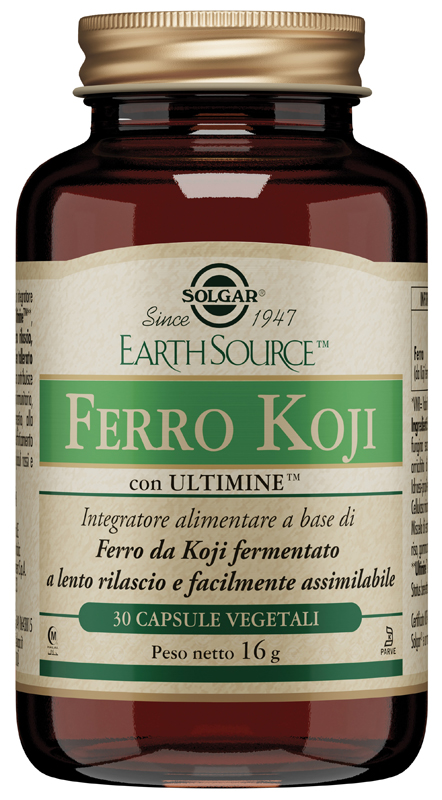 Image of Earth Source Ferro Koji Solgar 30 Capsule Vegetali033