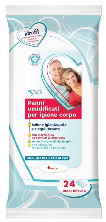 

Panni Umidificati Per Igiene Corpo Idrofil 24 Pezzi