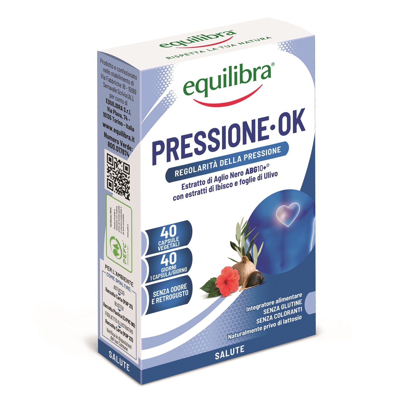 Image of Pressione Ok Equilibra 40 Capsule Vegetali033