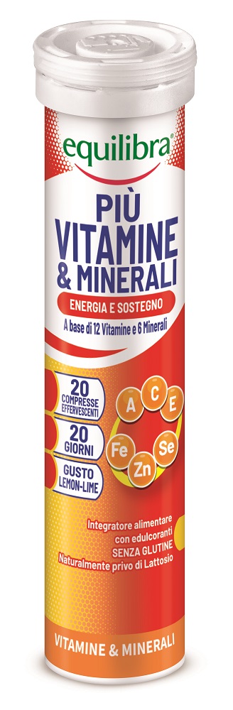 Image of Più Vitamine & Minerali Equilibra 20 Compresse Effervescenti